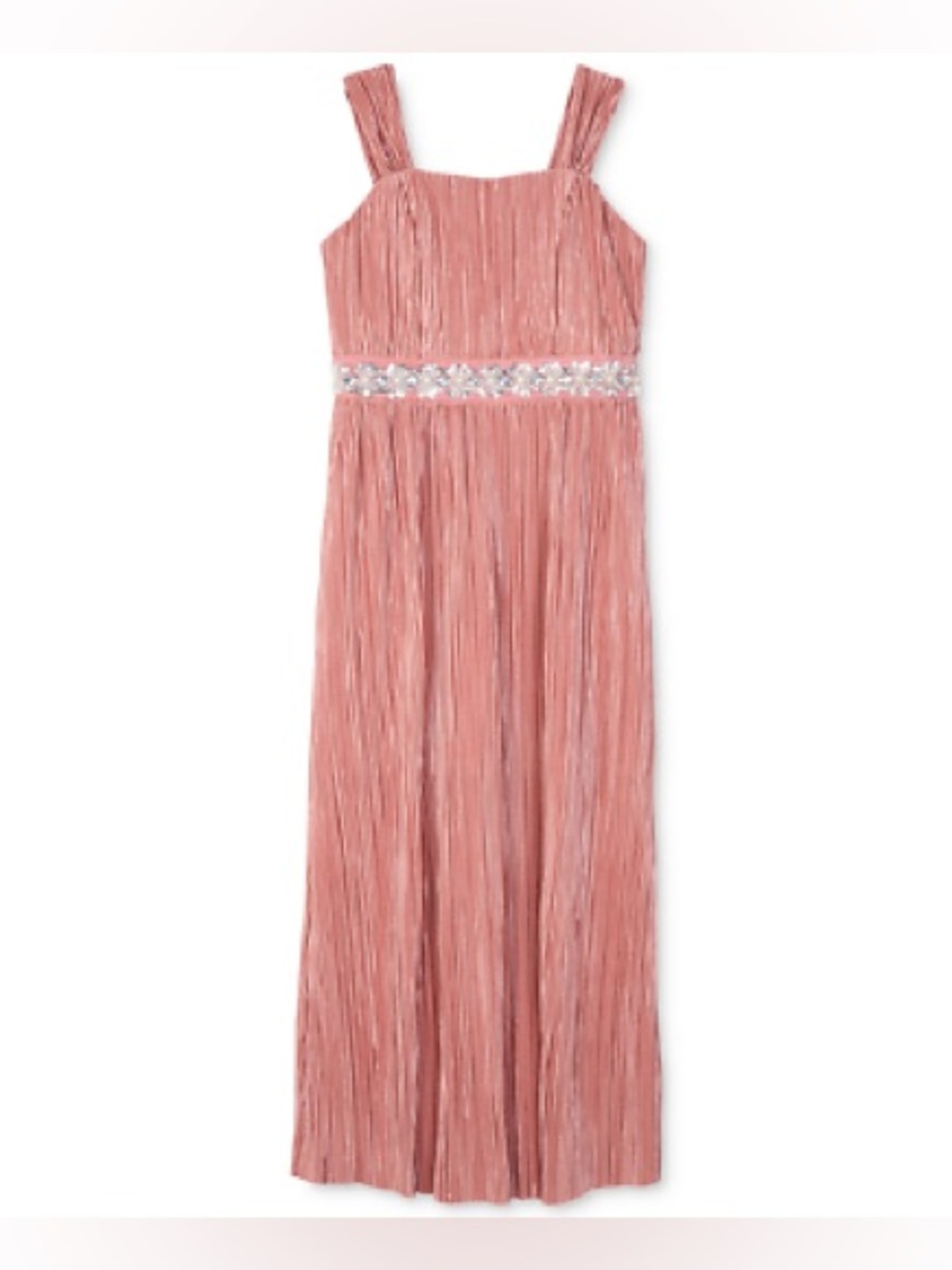 Amy’s closet girls beautiful pleated formal maxi dress